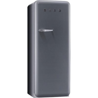 Smeg FAB28QX1 60cm 'Retro Style' Fridge and Ice Box in Silver with Right Hand Hinge Smeg FAB28QX1 60cm 'Retro Style' Fridge and Ice Box in Silver with Right Hand Hinge